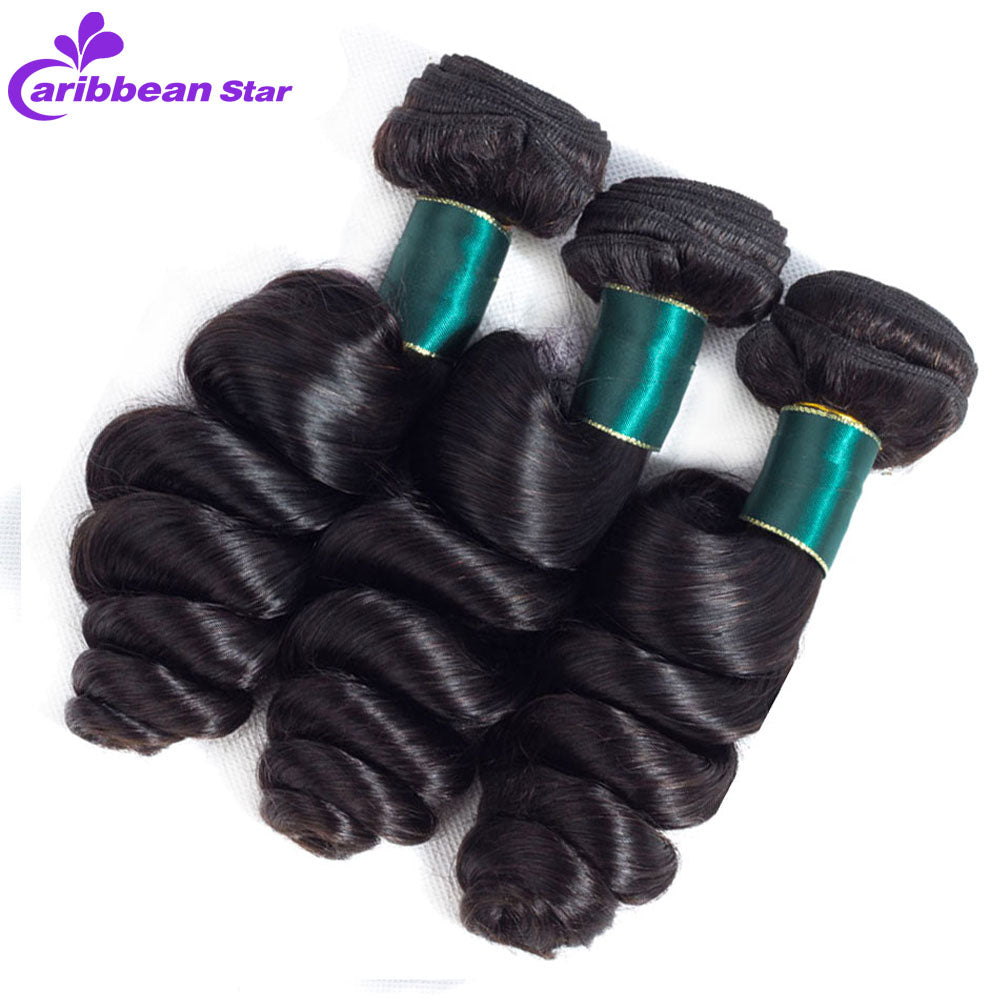 Brazilian Hair Loose Wave Hair Weave Bundles With Closure