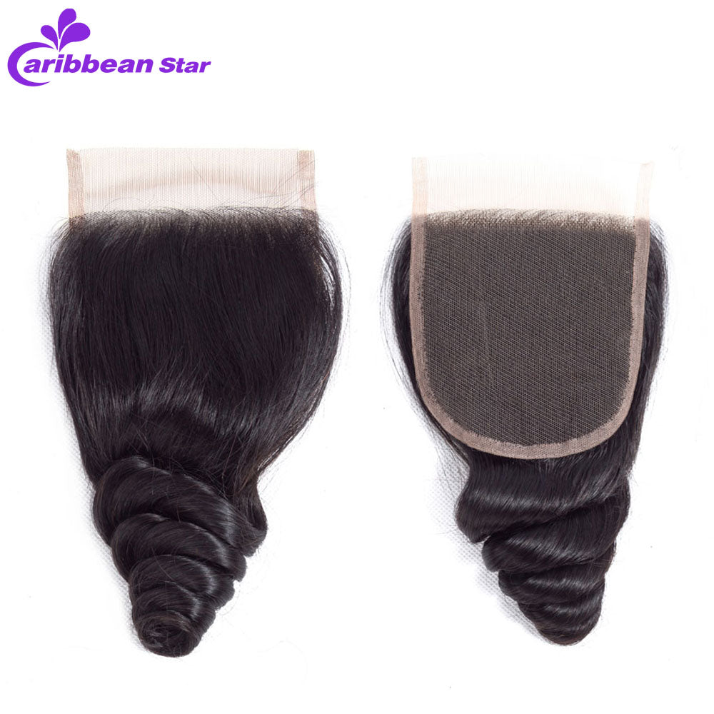 Brazilian Hair Loose Wave Hair Weave Bundles With Closure