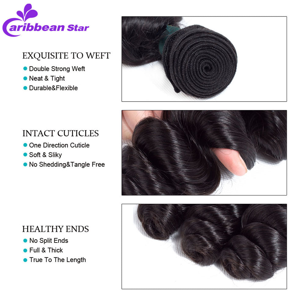 Brazilian Hair Loose Wave Human Hair Bundles