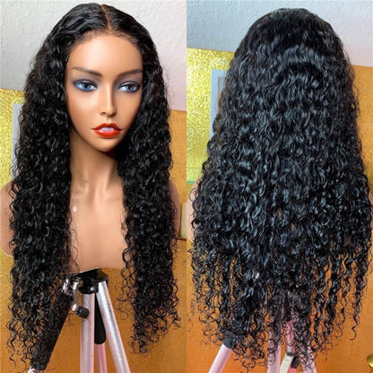 Caribbean Star HD Transparent Kinky Curly Lace Closure Wig 4x4 5x5 6x6 Closure Wig Preminum Human Hair Wigs