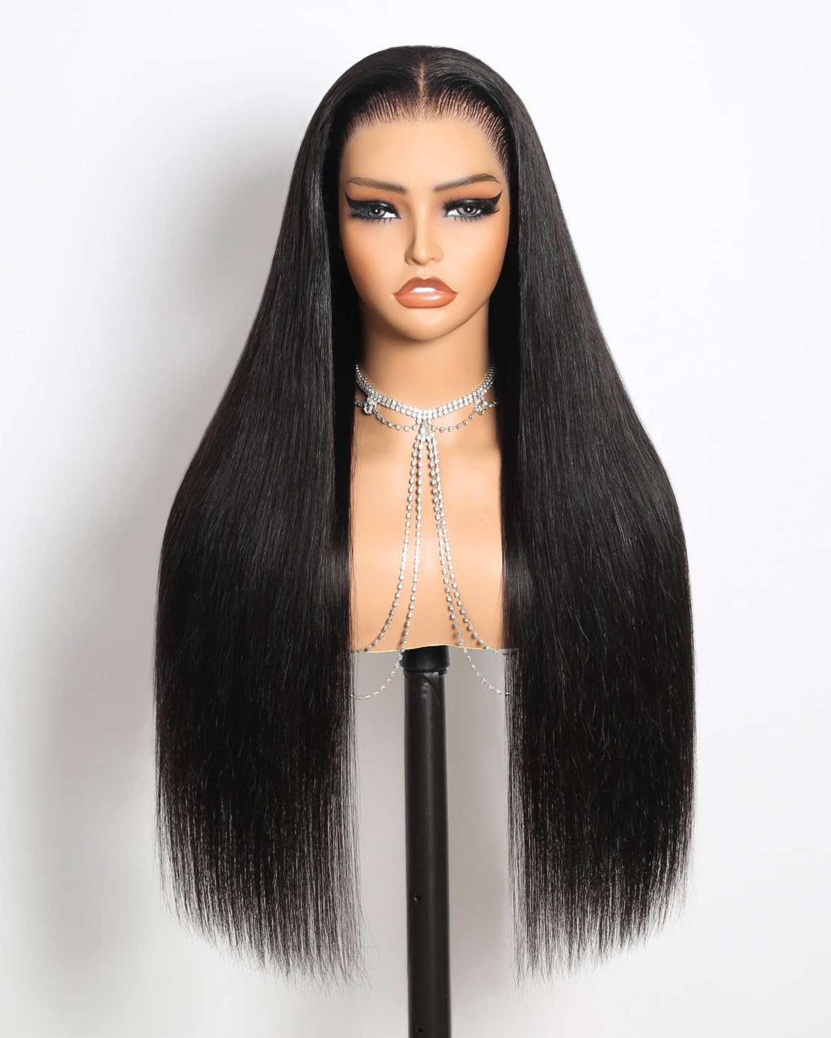 Caribbean Star HD Transparent Straight Lace Closure Wig 4x4 5x5 6x6 Closure Wigs Preminum Human Hair Wigs