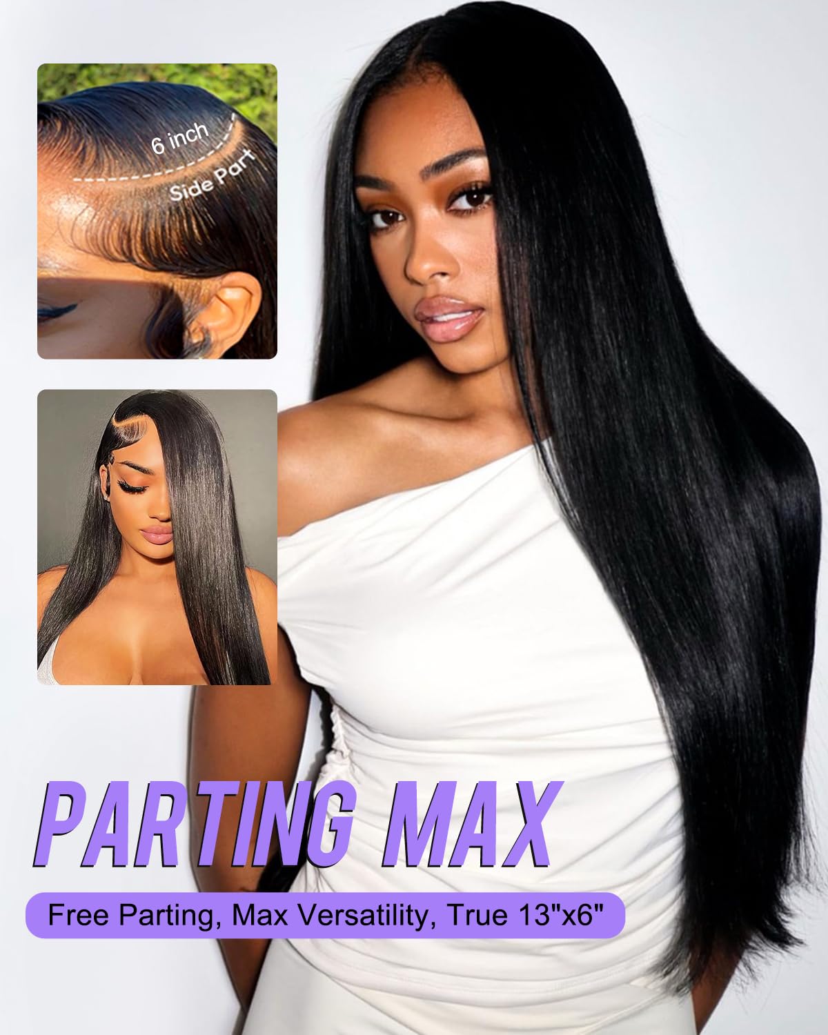 Caribbean Star HD Transparent Straight Lace Front Human Hair Wigs Preminum Hair 13x4 13x6 360 Lace Frontal Wig