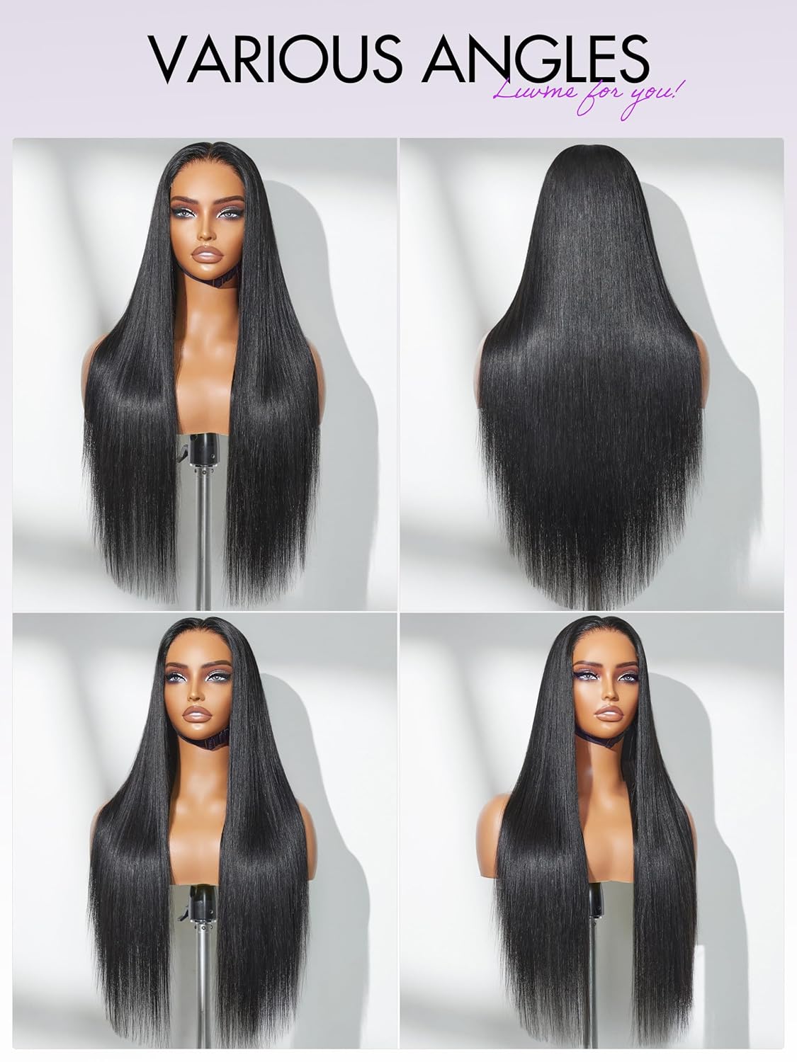 Caribbean Star HD Transparent Straight Lace Front Human Hair Wigs Preminum Hair 13x4 13x6 360 Lace Frontal Wig