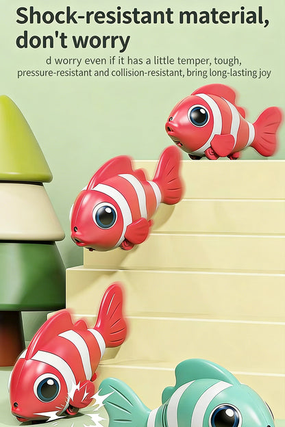 Colorful Electric Clownfish Baby Toys Three Pieces Min Sale