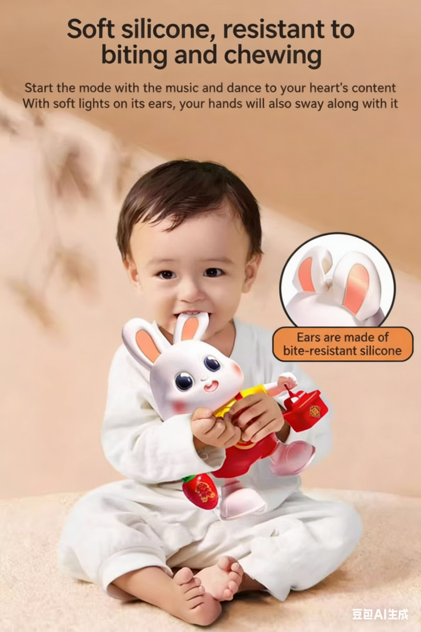 Fun Dancing Rabbit For Baby Education