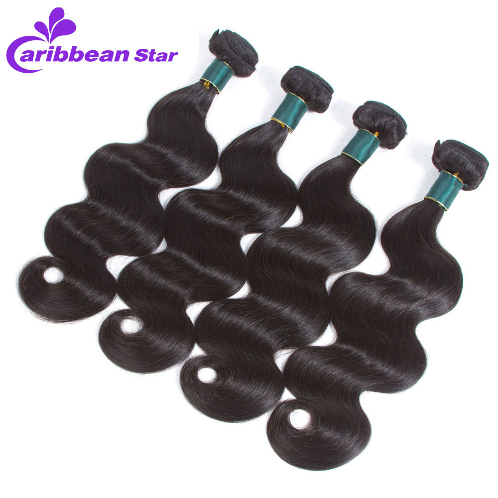 Brazilian Body Wave Hair Weave Bundles With Frontal
