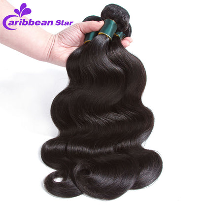 Brazilian Body Wave Hair Weave Bundles With Frontal