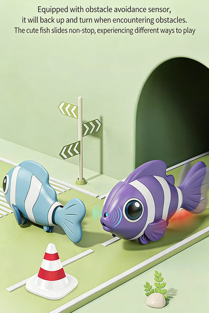 Colorful Electric Clownfish Baby Toys Three Pieces Min Sale