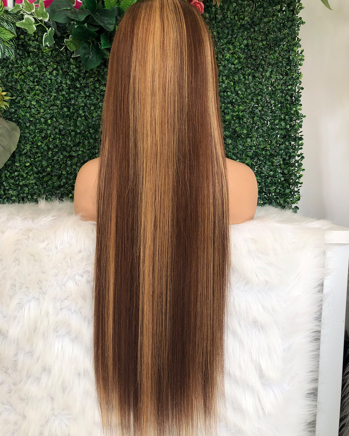 HD Transparent Silky Straight Lace Frontal Wig 4/27 Highlighted Preminum Hair 13x4 13x6 Frontal Wigs Human Hair