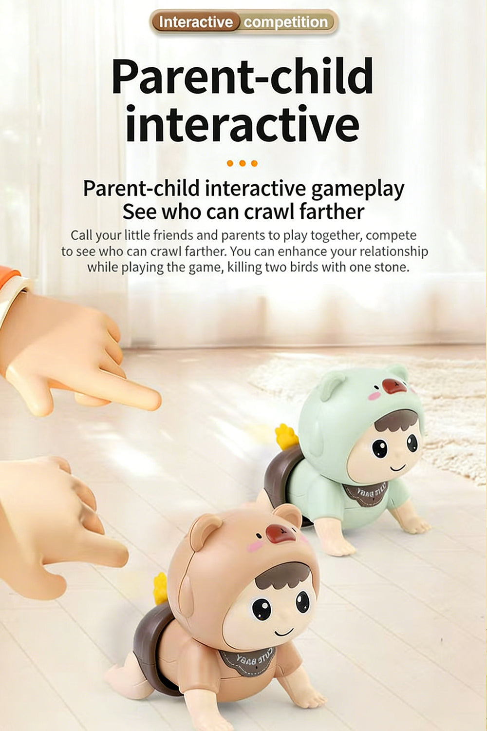Electric Crawling Cute Baby Toys For Kids
