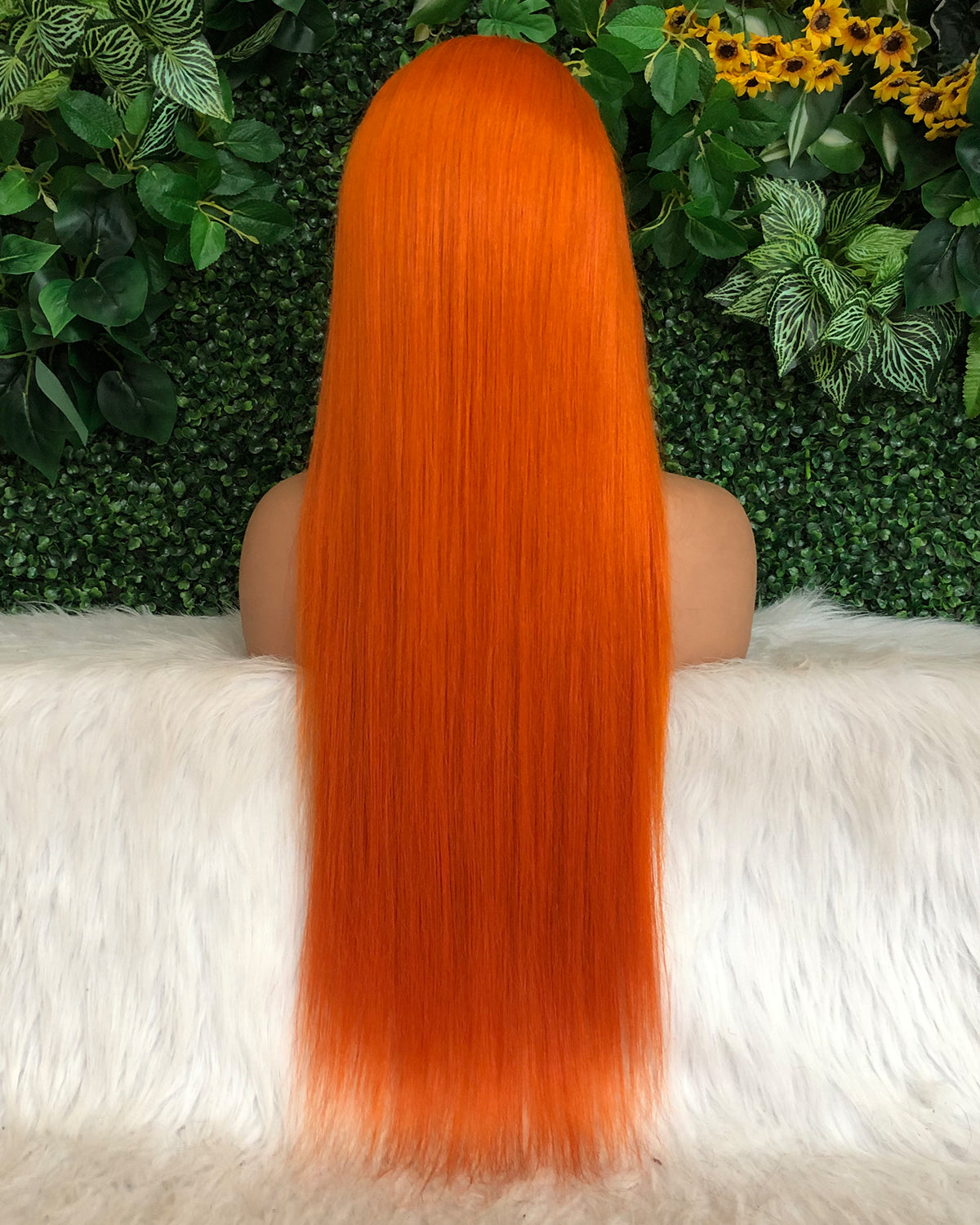 HD Transparent Silky Straight Lace Frontal Wig #350 Orange Ginger Color Preminum Hair 13x4 13x6 Frontal Wigs Human Hair