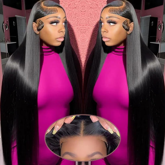 Caribbean Star HD Transparent Straight Lace Front Human Hair Wigs Preminum Hair 13x4 13x6 360 Lace Frontal Wig