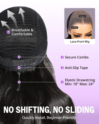 Caribbean Star HD Transparent Straight Lace Front Human Hair Wigs Preminum Hair 13x4 13x6 360 Lace Frontal Wig