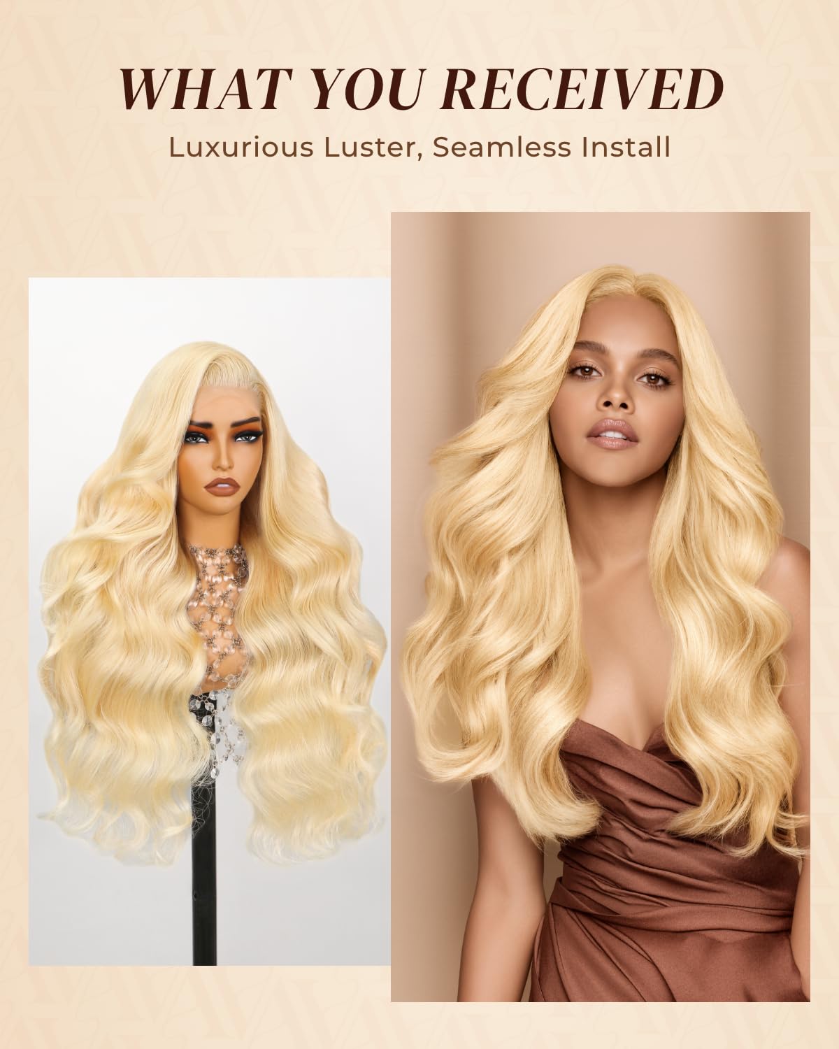 HD Transparent Body Wave Lace Frontal Wig 613 Blonde Color Preminum Hair 13x4 13x6 360 Frontal Wigs Human Hair