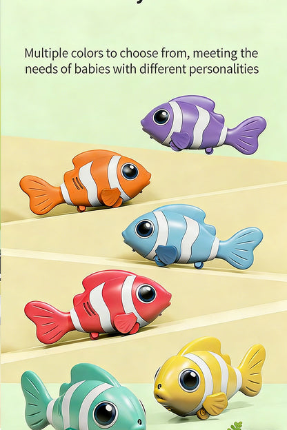 Colorful Electric Clownfish Baby Toys Three Pieces Min Sale