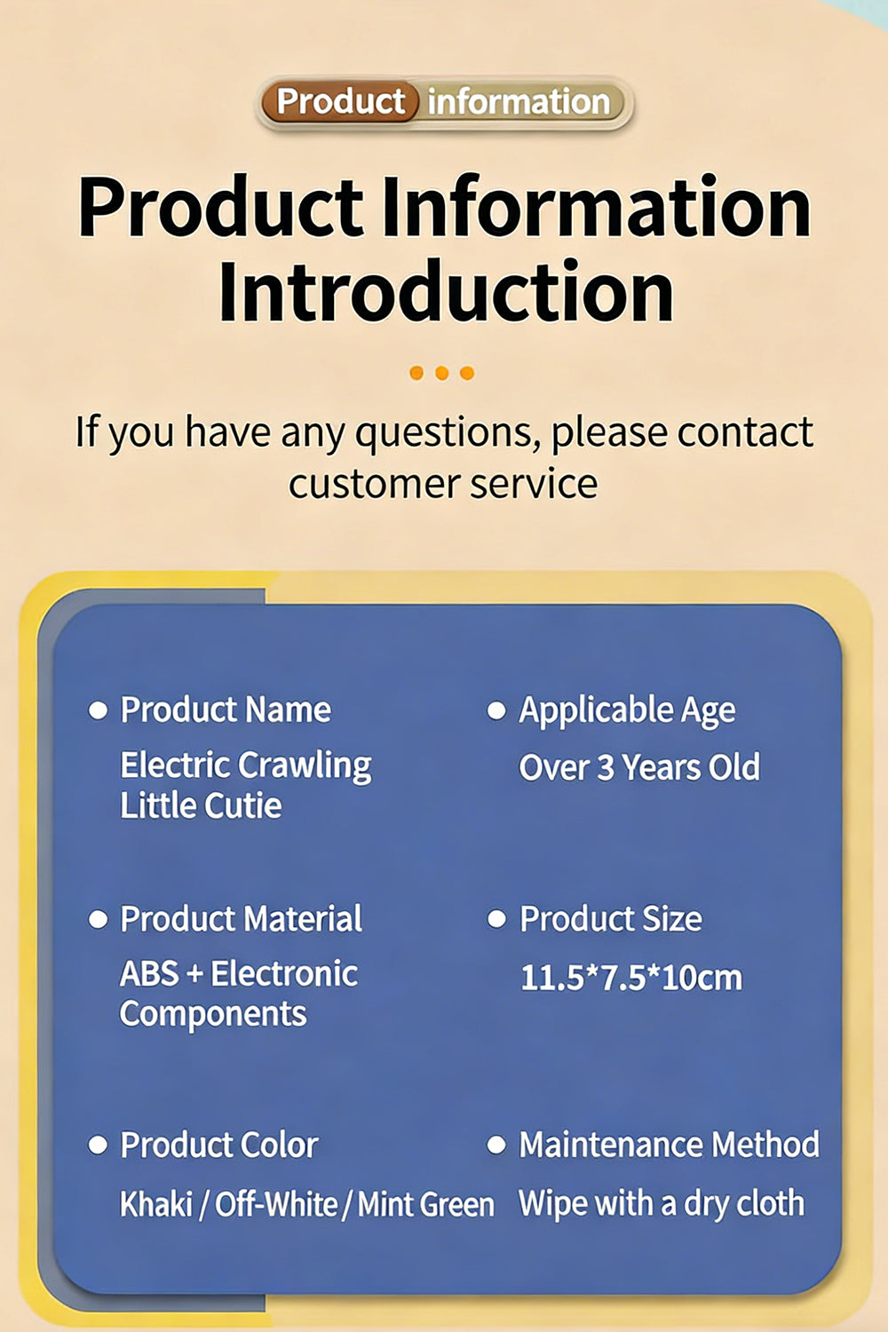 Electric Crawling Cute Baby Toys For Kids