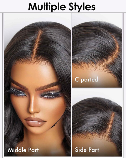 Caribbean Star HD Transparent Body Wave Lace Closure Wig 4x4 5x5 6x6 Closure Wig Preminum Human Hair Wigs