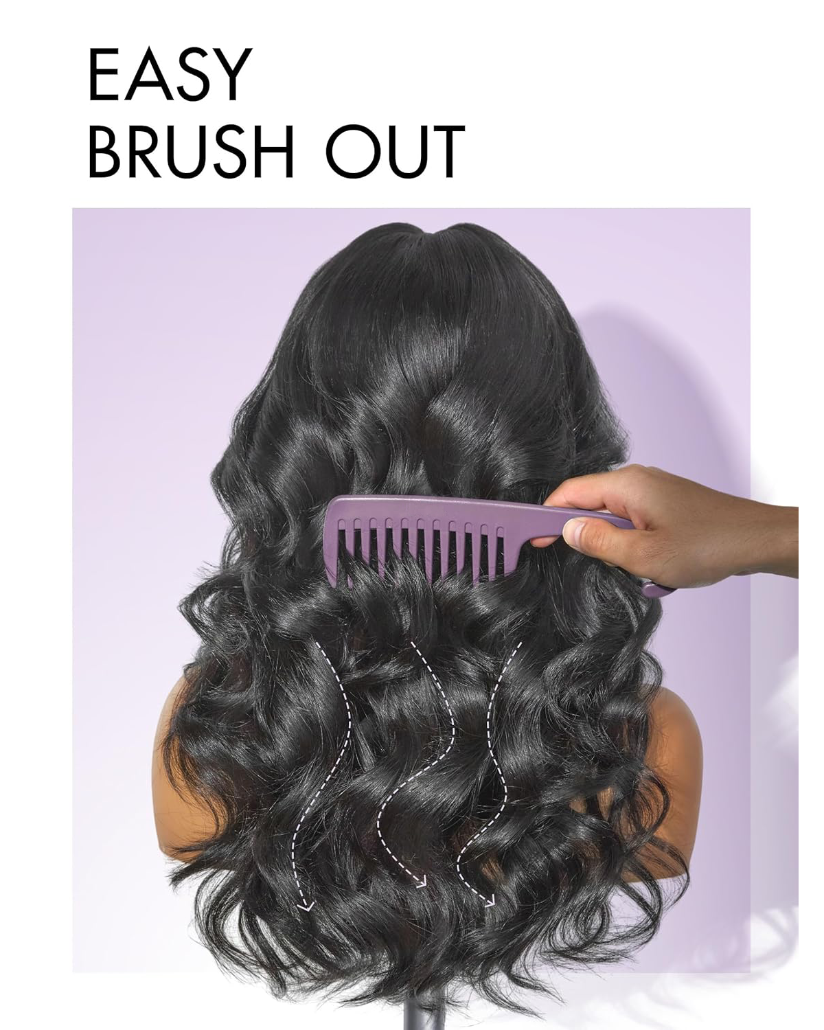 Caribbean Star HD Transparent Body Wave Lace Closure Wig 4x4 5x5 6x6 Closure Wig Preminum Human Hair Wigs