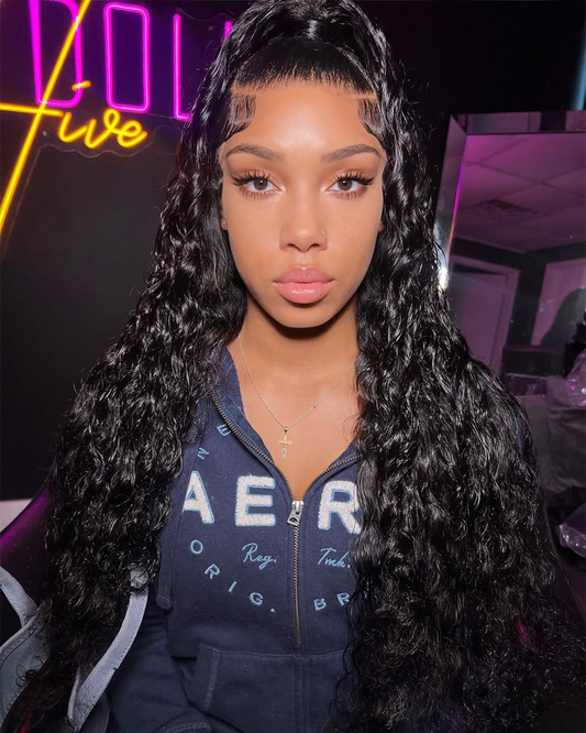 Caribbean Star HD Transparent Water Wave Lace Closure Wig Preminum Hair 13x4 13x6 360 Human Hair Wigs